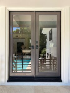 Residential French Door Before Screening