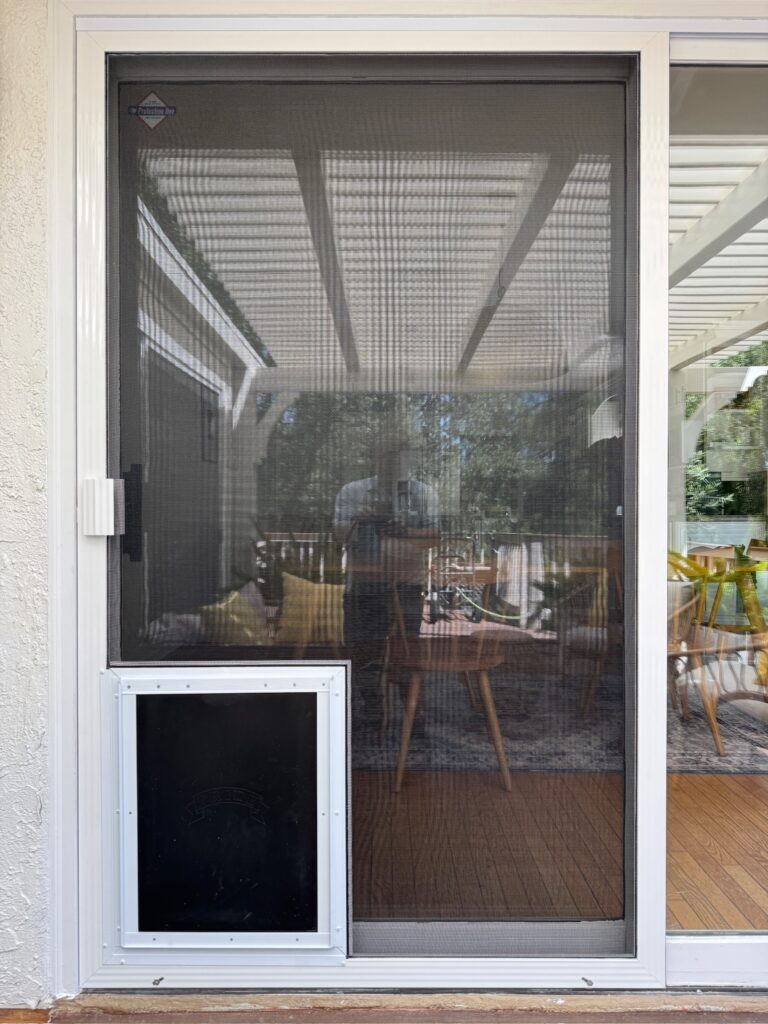 pride pet door custom screening